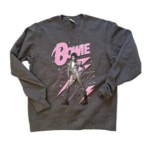 David Bowie Graphic Sweatshirt Medium Ziggy Stardust